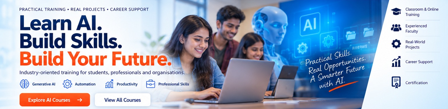 ASG Edutech practical AI training banner